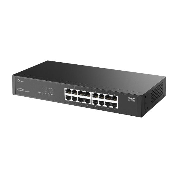 TP-Link LS1016G netwerk-switch Unmanaged Gigabit Ethernet (10/100/1000) Zwart (LS1016G)