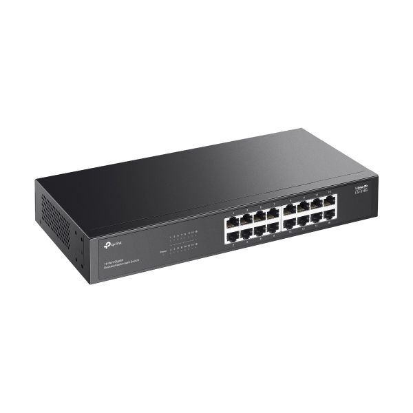 TP-Link LS1016G netwerk-switch Unmanaged Gigabit Ethernet (10/100/1000) Zwart (LS1016G)
