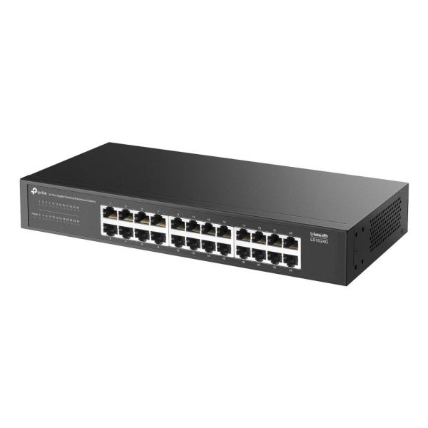 TP-Link LS1024G netwerk-switch Unmanaged Gigabit Ethernet (10/100/1000) Zwart (LS1024G) TP-Link LS1024G netwerk-switch Unmanaged Gigabit Ethernet (10/100/1000) Zwart (LS1024G)