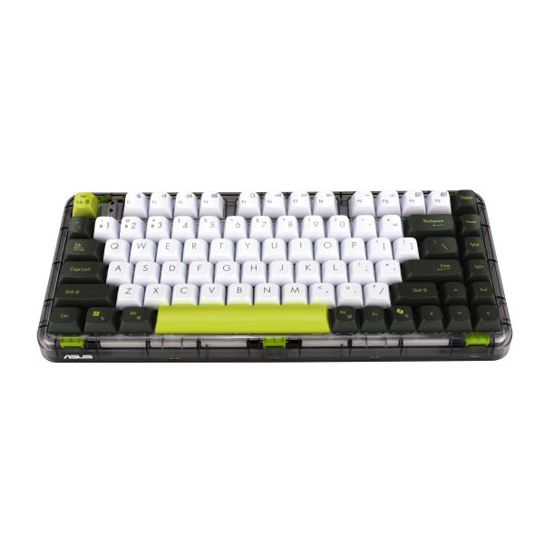 ASUS Jelly75 KD201 KEYBOARD/VT-GN/GE/83 toetsenbord Universeel USB + RF Wireless + Bluetooth Meerkleurig (90XB0A10-BKB0S0) ASUS Jelly75 KD201 KEYBOARD/VT-GN/GE/83 toetsenbord Universeel USB + RF Wireless + Bluetooth Meerkleurig (90XB0A10-BKB0S0)