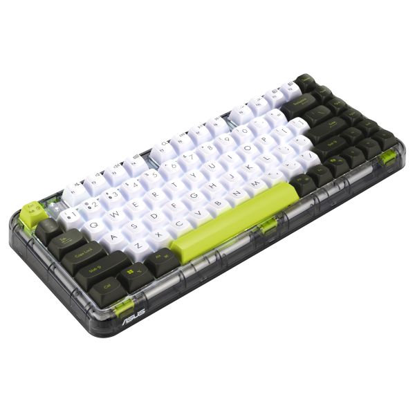 ASUS Jelly75 KD201 KEYBOARD/VT-GN/GE/83 toetsenbord Universeel USB + RF Wireless + Bluetooth Meerkleurig (90XB0A10-BKB0S0)