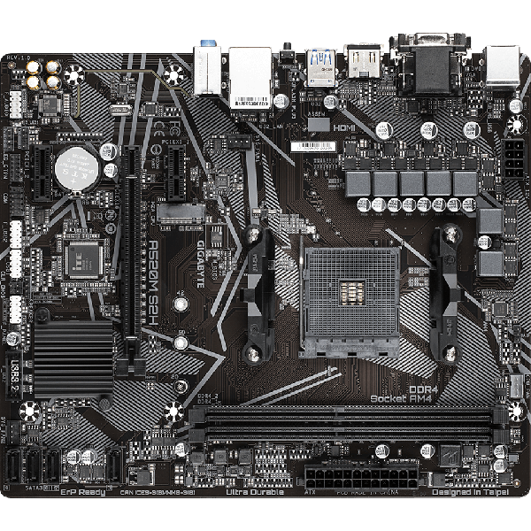 Gigabyte A520M S2H Motherboard (A520MS2H)