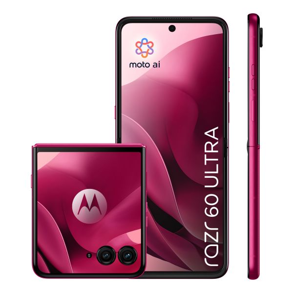 Motorola razr 60 ultra 17,7 cm (6.96") Dual SIM Android 15 5G USB Type-C 16 GB 512 GB 4700 mAh Roze (PB8R0060SE) Motorola razr 60 ultra 17,7 cm (6.96") Dual SIM Android 15 5G USB Type-C 16 GB 512 GB 4700 mAh Roze (PB8R0060SE)
