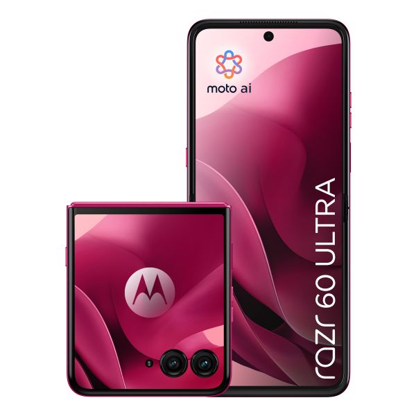 Motorola razr 60 ultra 17,7 cm (6.96") Dual SIM Android 15 5G USB Type-C 16 GB 512 GB 4700 mAh Roze (PB8R0060SE) Motorola razr 60 ultra 17,7 cm (6.96") Dual SIM Android 15 5G USB Type-C 16 GB 512 GB 4700 mAh Roze (PB8R0060SE)