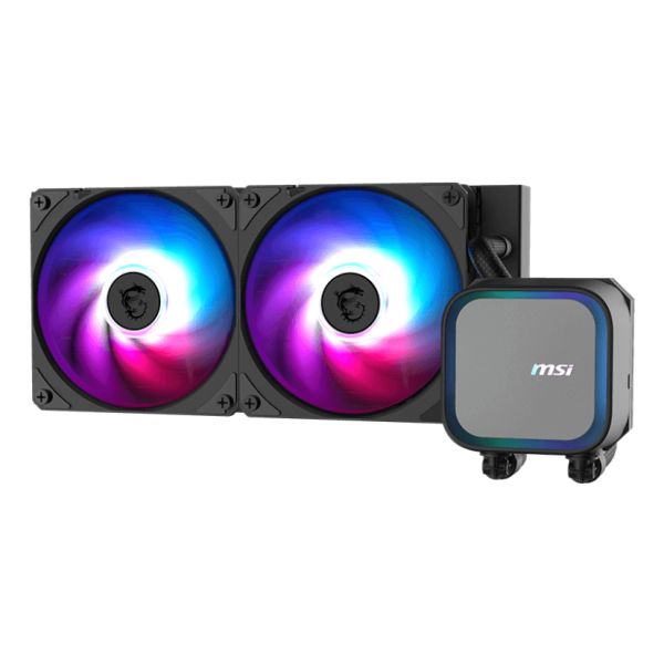 MSI MAG Coreliquid A13 240 Moederbord, Processor Alles-in-één vloeistofkoeler 12 cm Zwart 1 stuk(s) (306-7ZWCA11-L80)