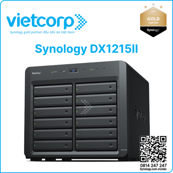 SYNOLOGY DX1215ll 12-bay Unit Expansion (DX1215LL)