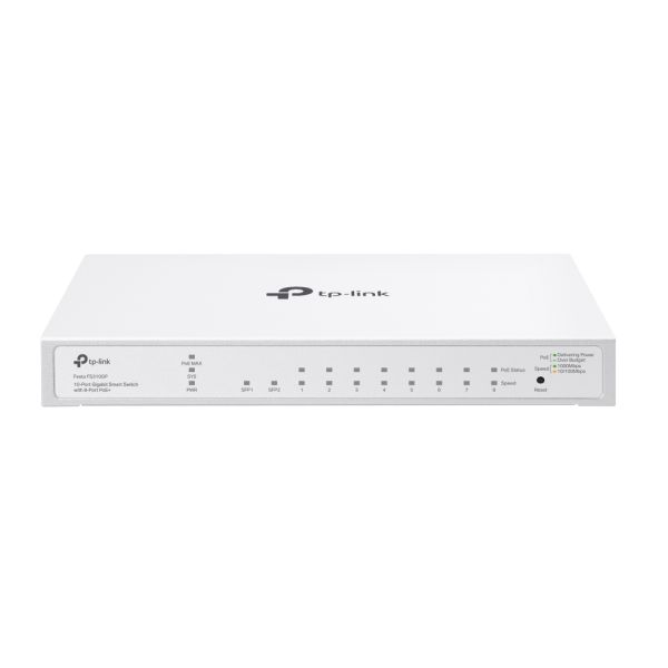TP-Link FESTA FS310GP netwerk-switch Managed L2/L2+ Gigabit Ethernet (10/100/1000) Power over Ethernet (PoE) 1U Wit (FESTA FS310GP)