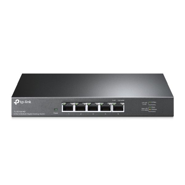 TP-Link TL-SG105-M2 netwerk-switch Unmanaged 2.5G Ethernet (100/1000/2500) Zwart (SG105-M2)