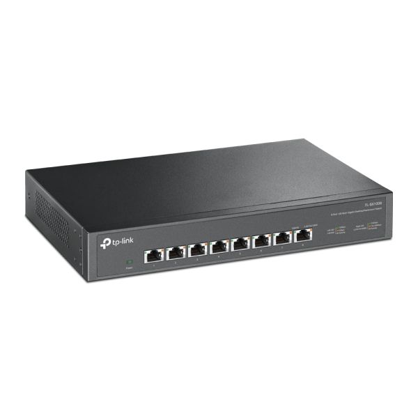 TP-Link TL-SX1008 netwerk-switch Unmanaged 10G Ethernet (100/1000/10000) 1U Zwart (SX1008) TP-Link TL-SX1008 netwerk-switch Unmanaged 10G Ethernet (100/1000/10000) 1U Zwart (SX1008)