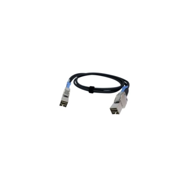 QNAP CAB-SAS05M-8644 Serial Attached SCSI (SAS)-kabel 0,5 m Zwart (CAB-SAS05M-8644)