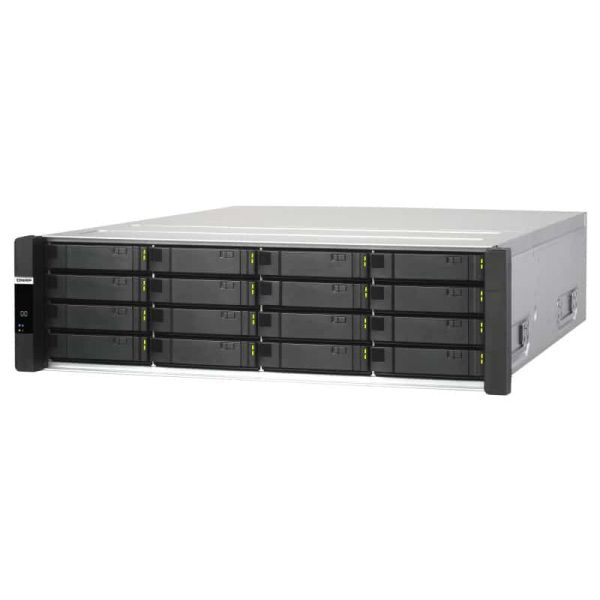 QNAP ES1686dc NAS Rack (3U) Ethernet LAN Zwart, Grijs D-2123IT (ES1686DC-2123IT-64G)