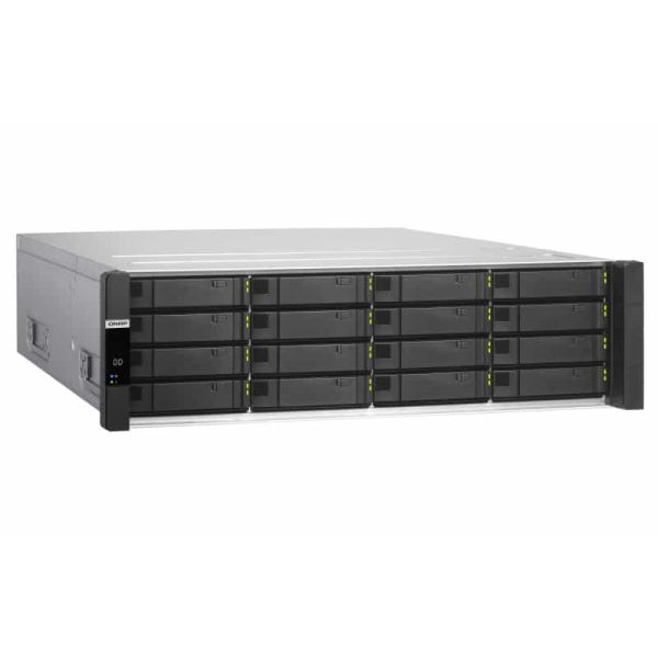 QNAP ES1686dc NAS Rack (3U) Ethernet LAN Zwart D-2142IT (ES1686DC-2142IT-128G)
