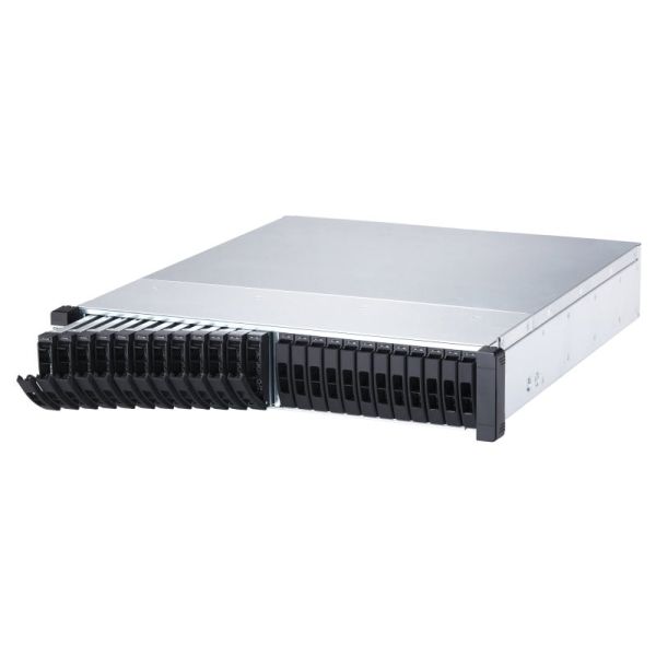 QNAP ES2486dc NAS Rack (2U) Ethernet LAN Zwart D-2142IT (ES2486DC-2142IT-128G)