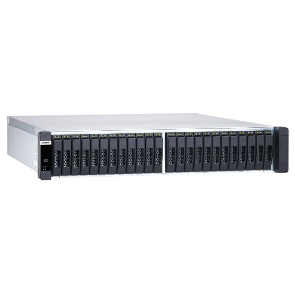 QNAP ES2486dc NAS Rack (2U) Ethernet LAN Zwart D-2142IT (ES2486DC-2142IT-96G)