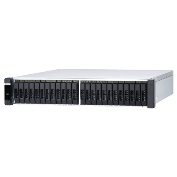 QNAP ES2486dc NAS Rack (2U) Ethernet LAN Zwart D-2142IT (ES2486DC-2142IT-96G)