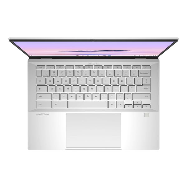 ASUS Chromebook Plus Enterprise CB54 CB5403CMA-QM0919 Intel Core Ultra 5 115U 35,6 cm (14") WQXGA 16 GB LPDDR5x-SDRAM 128 GB SSD Wi-Fi 6E (802.11ax) ChromeOS Belgisch Zilver (90NX0791-M01480)