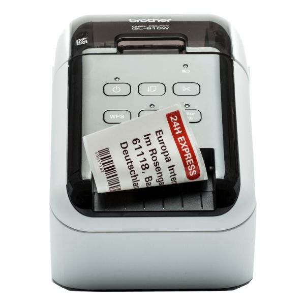 Brother QL-810W labelprinter Direct thermisch Kleur 300 x 600 DPI 176 mm/sec Bedraad en draadloos DK Wifi (QL-810WC)