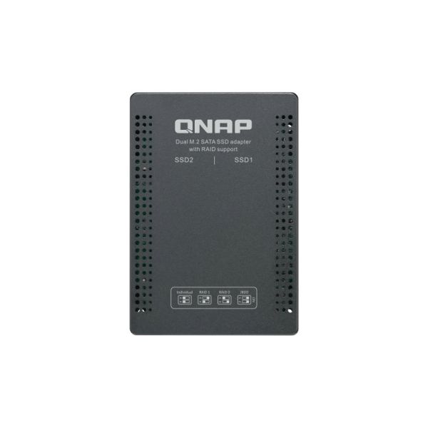QNAP QDA-A2MAR behuizing voor opslagstations SDD-behuizing Zwart M.2 (QDA-A2MAR)