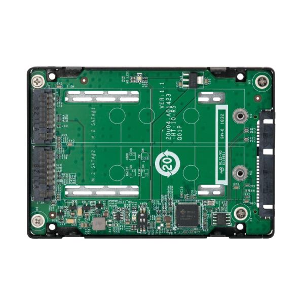 QNAP QDA-A2MAR behuizing voor opslagstations SDD-behuizing Zwart M.2 (QDA-A2MAR)