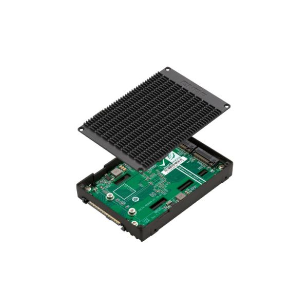 QNAP QDA-U2MP behuizing voor opslagstations SDD-behuizing Zwart M.2 (QDA-U2MP)