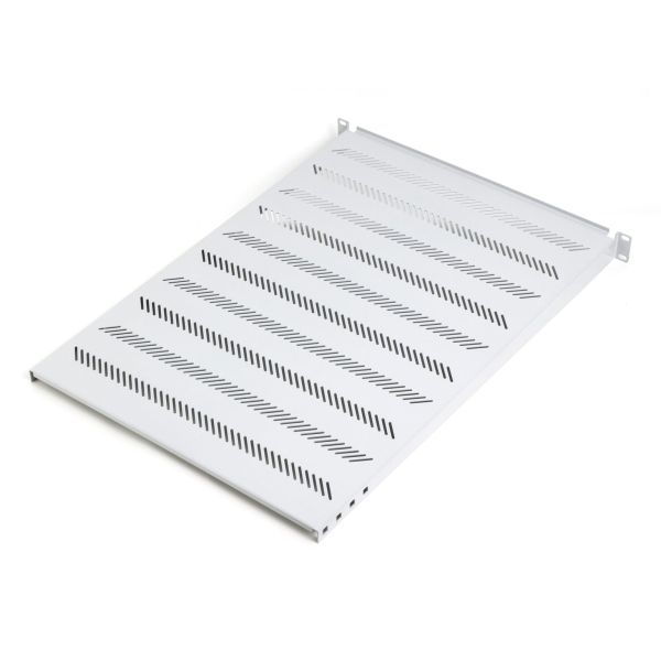 Digitus 1U fixed shelf 19, depth 650 mm, load capacity 25 kg, mounting at 4 points, screws and bracket included, black (RAL 9005 (TN-19-650-1U-BK)