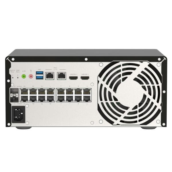 QNAP QGD-3014-16PT-8G netwerk-switch Managed Gigabit Ethernet (10/100/1000) Power over Ethernet (PoE) Zwart (QGD-3014-16PT-8G)