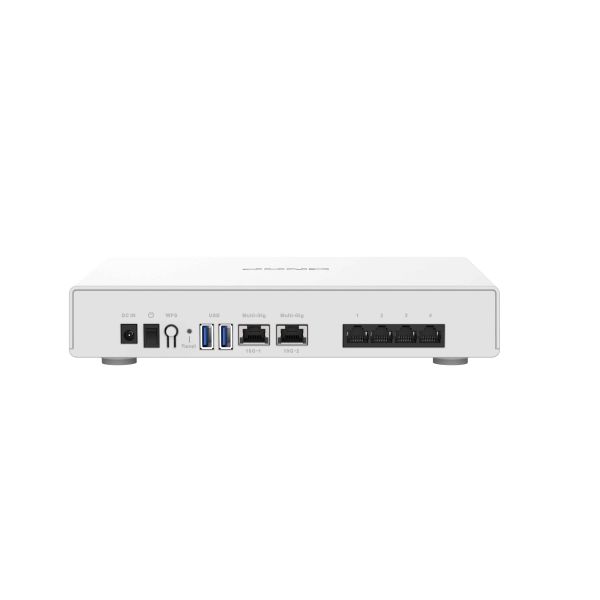 QNAP QHora-301W draadloze router 10 Gigabit Ethernet Dual-band (2.4 GHz / 5 GHz) Wit (QHORA-301W)