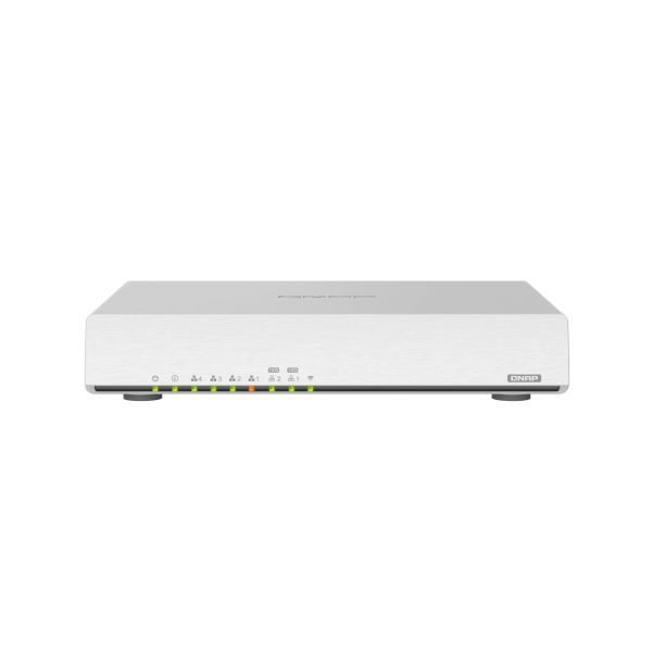 QNAP QHora-301W draadloze router 10 Gigabit Ethernet Dual-band (2.4 GHz / 5 GHz) Wit (QHORA-301W)