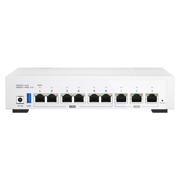 QNAP QHora-322 bedrade router 2.5 Gigabit Ethernet, 10 Gigabit Ethernet Wit (QHORA-322)