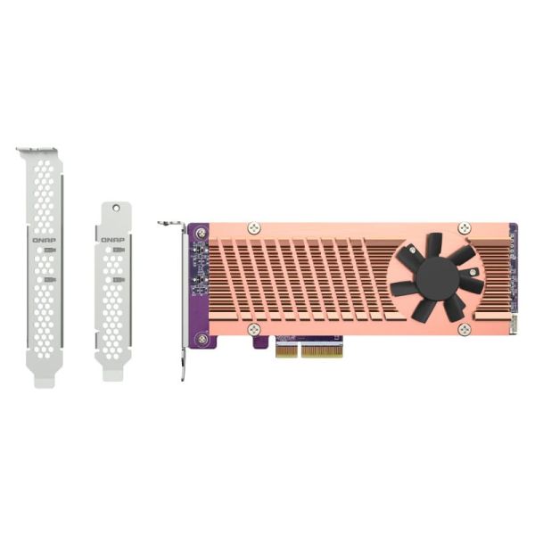 QNAP QM2-2P-344A interfacekaart/-adapter Intern M.2 (QM2-2P-344A) QNAP QM2-2P-344A interfacekaart/-adapter Intern M.2 (QM2-2P-344A)