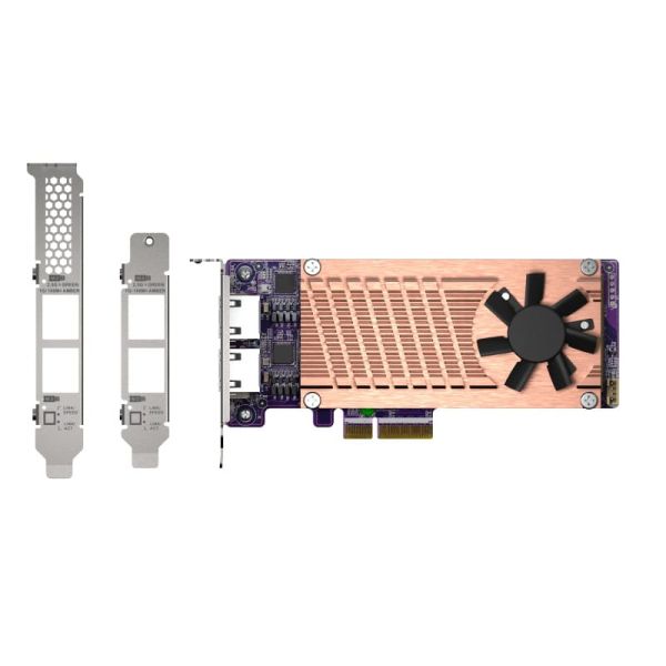 QNAP QM2-2P2G2T netwerkkaart Intern Ethernet 2500 Mbit/s (QM2-2P2G2T)