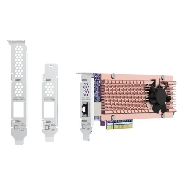 QNAP Card QM2 interfacekaart/-adapter Intern PCIe, RJ-45 (QM2-2P410G1T)