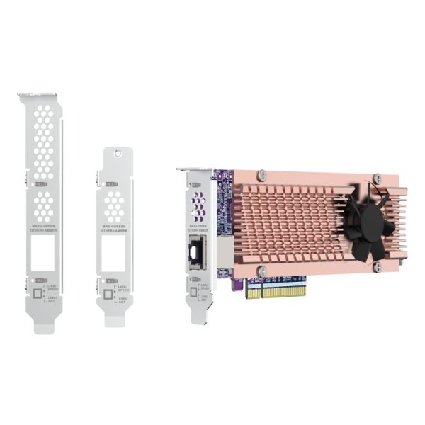 QNAP Card QM2 interfacekaart/-adapter Intern PCIe, RJ-45 (QM2-2P410G1T)