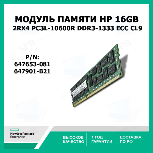 HP RAM - DDR2 - Modul - 1 GB - DIMM 240-PIN (459932-001)