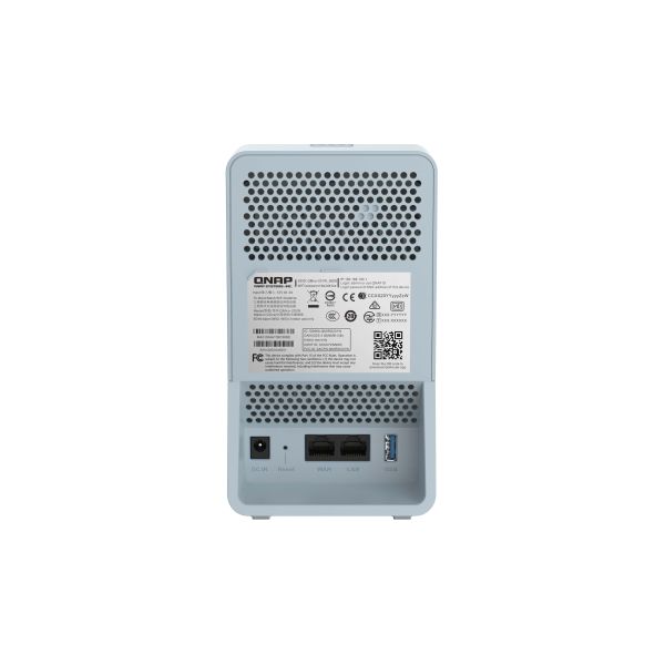 QNAP QMiro-201W draadloze router Gigabit Ethernet Dual-band (2.4 GHz / 5 GHz) Blauw (QMIRO-201W)