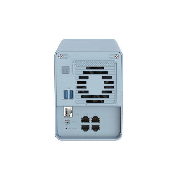 QNAP QMiroPlus-201W NAS Desktop Ethernet LAN Blauw J4125 (QMIROPLUS-201W)