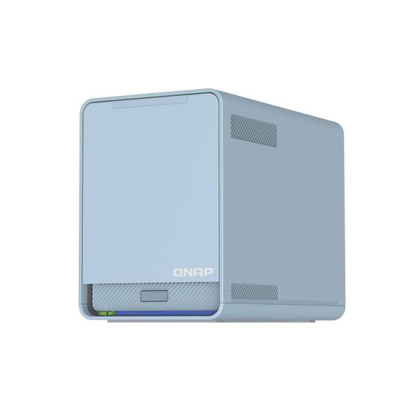 QNAP QMiroPlus-201W NAS Desktop Ethernet LAN Blauw J4125 (QMIROPLUS-201W)