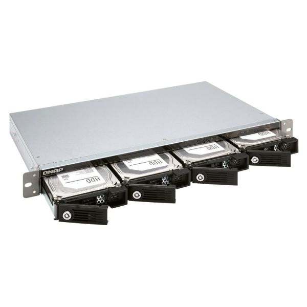 QNAP TR-004U behuizing voor opslagstations HDD-/SSD-behuizing Zwart, Grijs 2.5/3.5 (QNAP TR-004U)