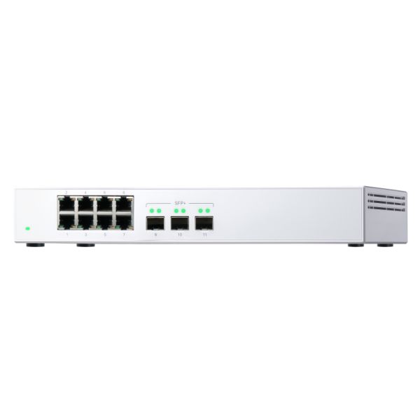 QNAP QSW-308S netwerk-switch Unmanaged Gigabit Ethernet (10/100/1000) Wit (QSW-308S)