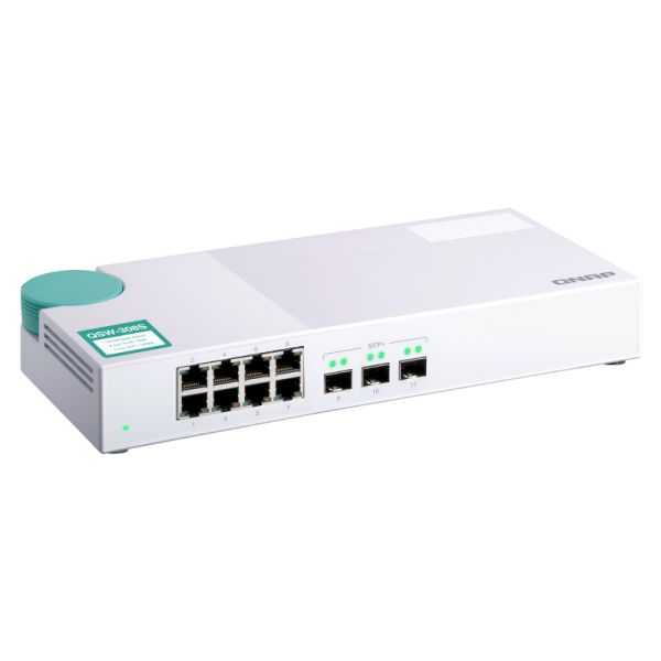 QNAP QSW-308S netwerk-switch Unmanaged Gigabit Ethernet (10/100/1000) Wit (QSW-308S)
