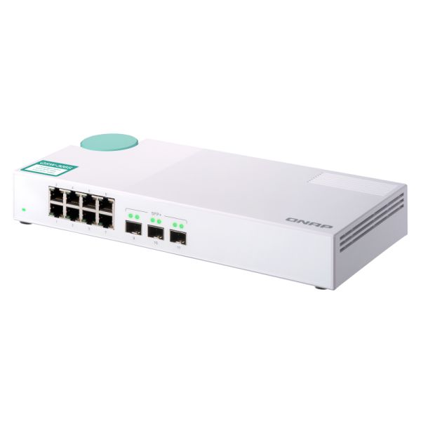 QNAP QSW-308S netwerk-switch Unmanaged Gigabit Ethernet (10/100/1000) Wit (QSW-308S)