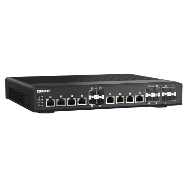 QNAP QSW-IM1200-8C netwerk-switch Managed L2 Geen Zwart (QSW-IM1200-8C)