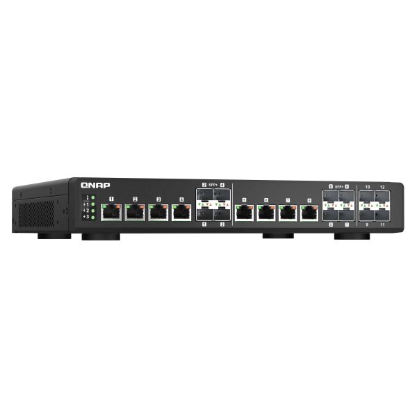 QNAP QSW-IM1200-8C netwerk-switch Managed L2 Geen Zwart (QSW-IM1200-8C)