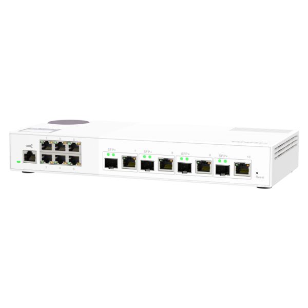 QNAP QSW-M2106-4C netwerk-switch Managed L2 2.5G Ethernet (100/1000/2500) Wit (QSW-M2106-4C)