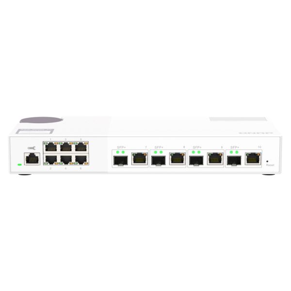 QNAP QSW-M2106-4C netwerk-switch Managed L2 2.5G Ethernet (100/1000/2500) Wit (QSW-M2106-4C)