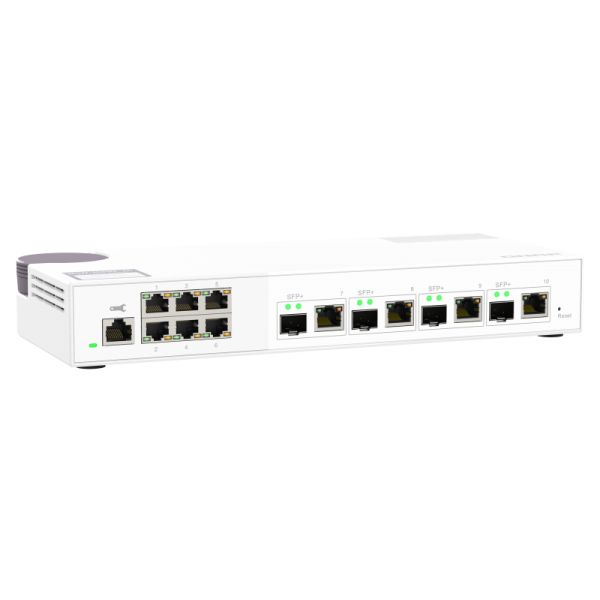QNAP QSW-M2106-4C netwerk-switch Managed L2 2.5G Ethernet (100/1000/2500) Wit (QSW-M2106-4C)