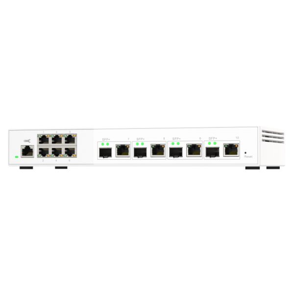 QNAP QSW-M2106-4C netwerk-switch Managed L2 2.5G Ethernet (100/1000/2500) Wit (QSW-M2106-4C)