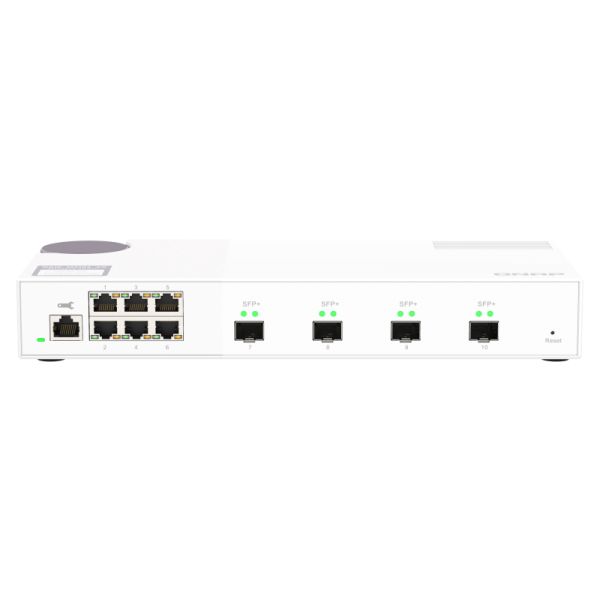 QNAP QSW-M2106-4S netwerk-switch Managed L2 2.5G Ethernet (100/1000/2500) Wit (QSW-M2106-4S)