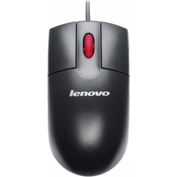 Lenovo - mus - USB - metallisk sort (41U3075)