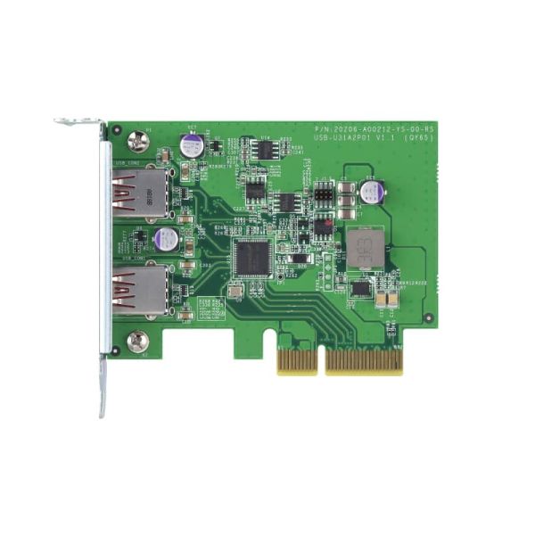 QNAP QXP-10G2U3A interfacekaart/-adapter Intern USB 3.2 Gen 2 (3.1 Gen 2) (QXP-10G2U3A)